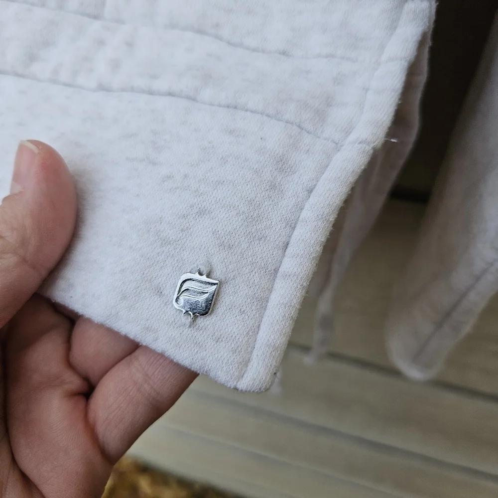 Fabletics Rayna hoodie in Vanilla Heather XS relaxed fit - Picture 4 of 9